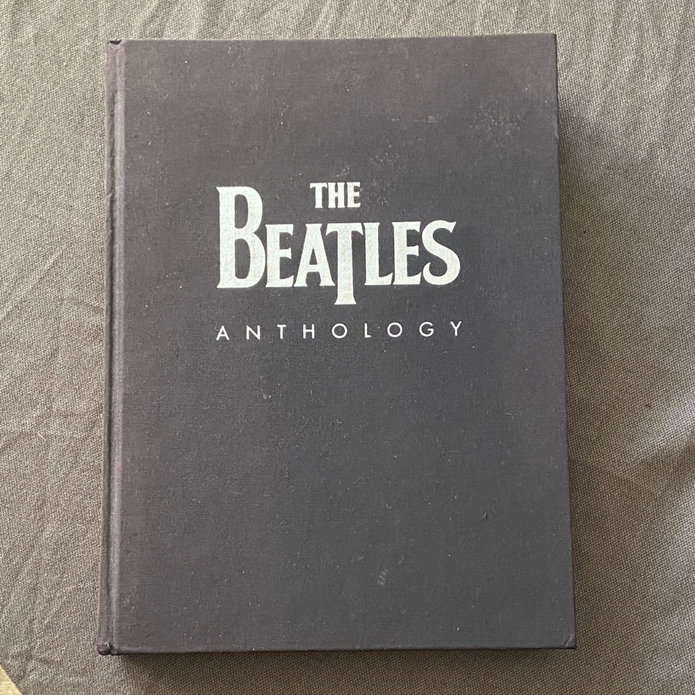 The Beatles Black Hardcover Anthology Book vintage